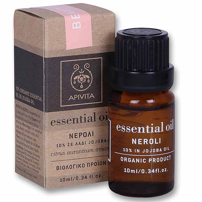 Apivita Essential oil Neroli Oil 10ml/10, αρωματοθεραπεία Healthspot Overespa