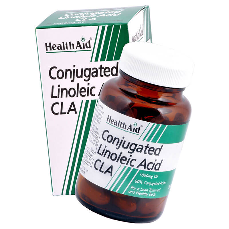 Health aid cla linoleic acid 30 Κάψουλες για αύξηση της μυικής μάζας και καύση των λιπών - healthspot overespa