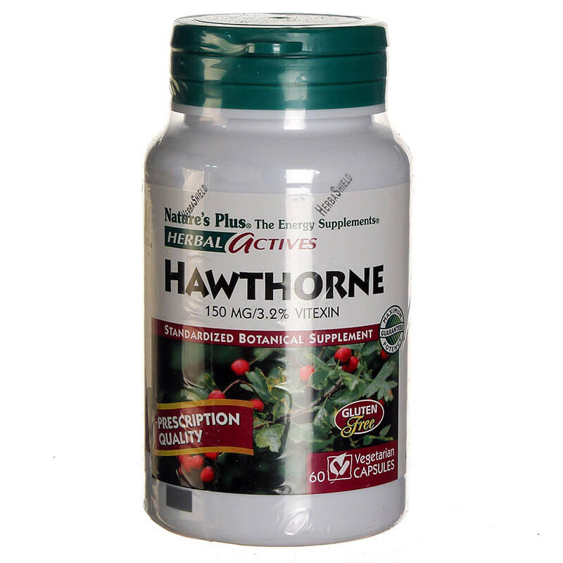 Nature`s plus english hawthorne 150 mg vcaps 60 -healthspot overespa