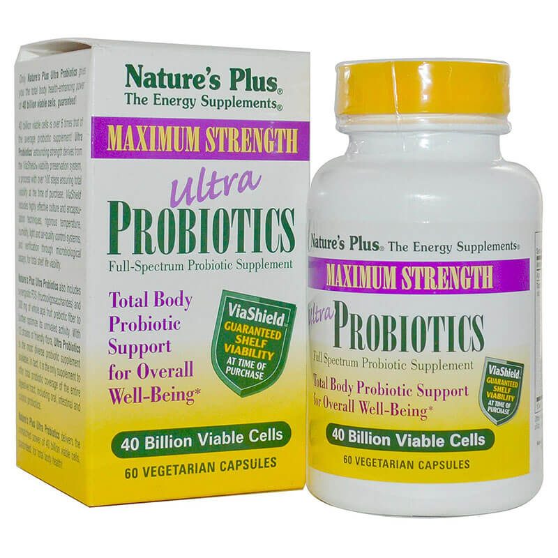 Nature`s plus ultra probiotics caps 60 - healthspot overespa