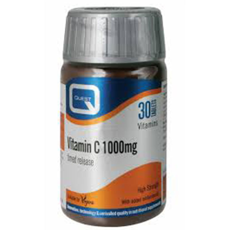 Quest Vitamin C 30tabs Προστατεύει τα κύτταρα από οξειδωτικές βλάβες -healthspot overespa