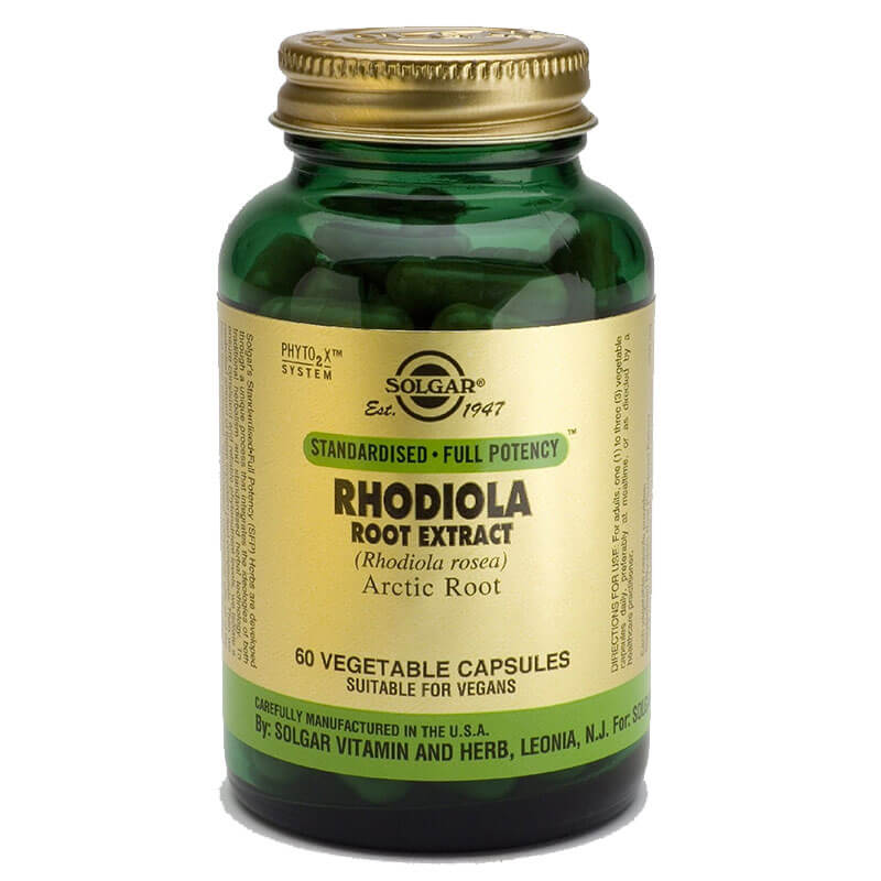 Solgar rhodiola root extract 60 -healthspot overespa