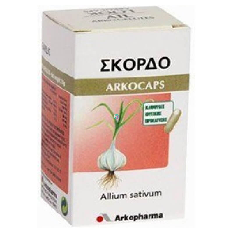 Arkopharma Arkocaps Σκόρδο - Υπέρταση πρόληψη αθηροσκλήρωσης διαταραχές κυκλοφορικού Healthspot - Overespa