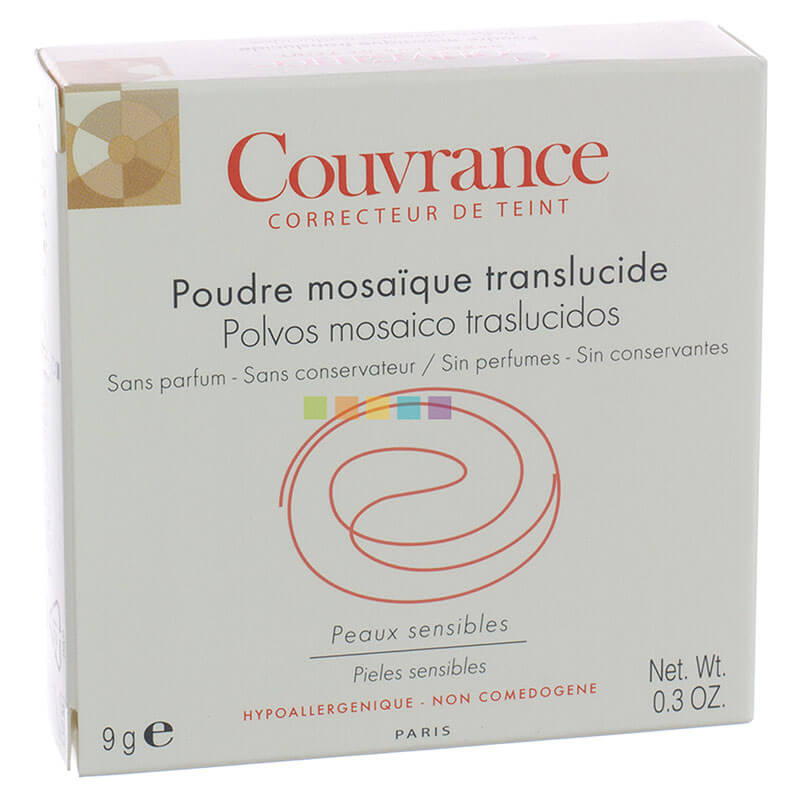 Avene Couvrance poudre mosaique translucide 9g Πουδριέρα με καθρεφτάκι Healthspot Overespa