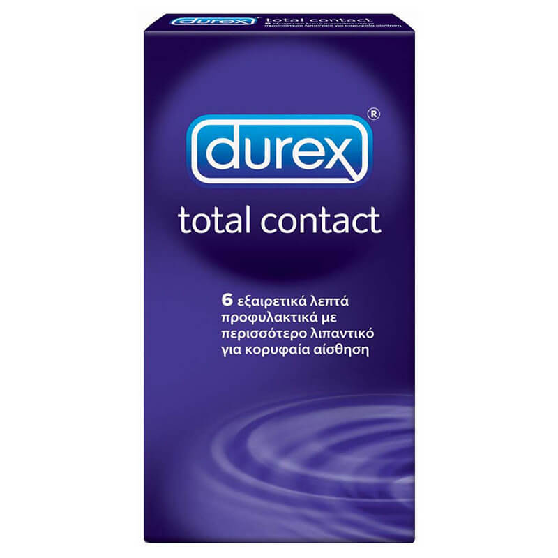Durex Total Contact Προφυλακτικά, 6 τεμάχια Healthspot - Overespa