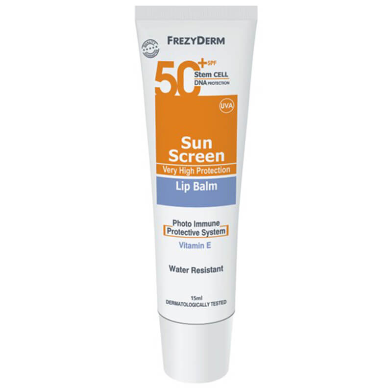 Frezyderm Sunscreen Balm Αντιηλιακή προστασία για τα χείλη SPF 50+, 15 ml Healthspot Overespa