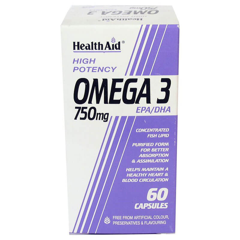 Health aid omega-3 750mg 60caps - healthspot overespa
