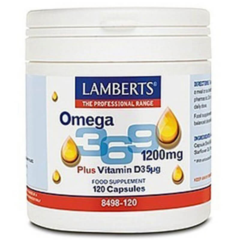Omega 3-6-9 Πολυακόρεστα λιπαρά οξέα 1200mg 120caps Healthspot - Overespa