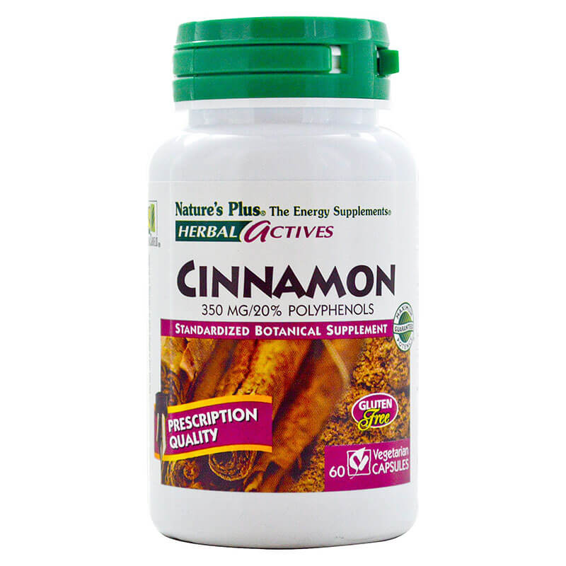 Nature`s plus cinnamon 350mg vcaps 60 -healthspot overespa