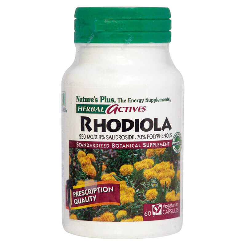 Nature`s plus rhodiola 250 mg vcaps 60 -healthspot overespa
