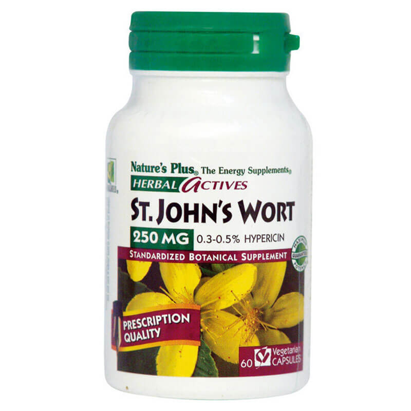 Nature`s plus st john's wort 250 mg vcaps 60 -healthspot overespa