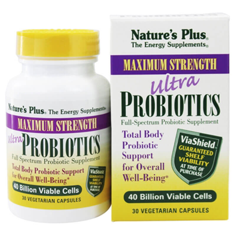 Nature`s plus ultra probiotics caps 30 -healthspot overespa