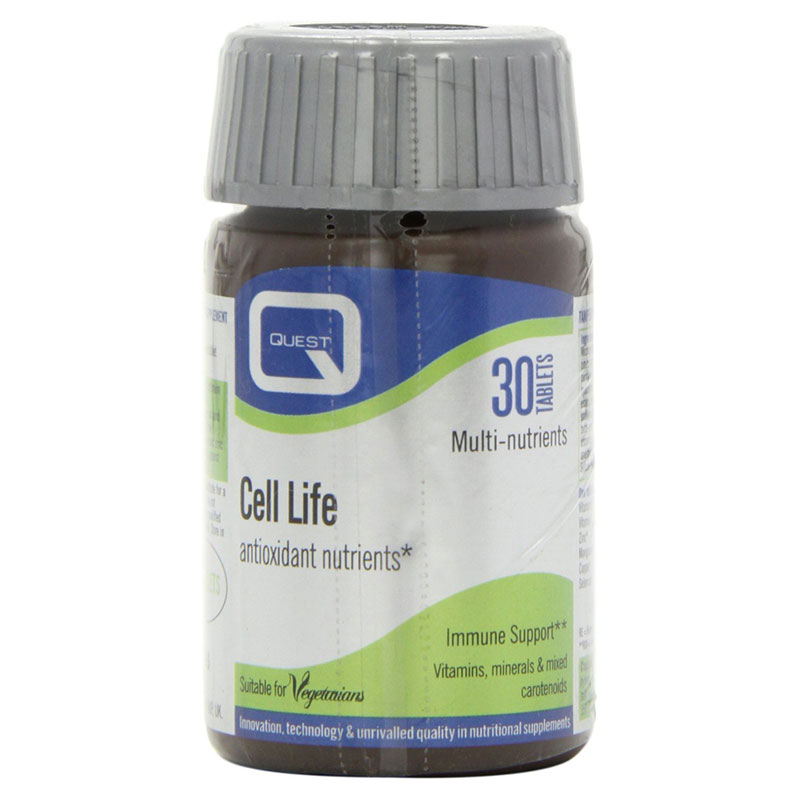 Quest Cell Life Antioxidant 30tabs Προστατεύει τα κύτταρα & τα όργανα -healthspot overespa