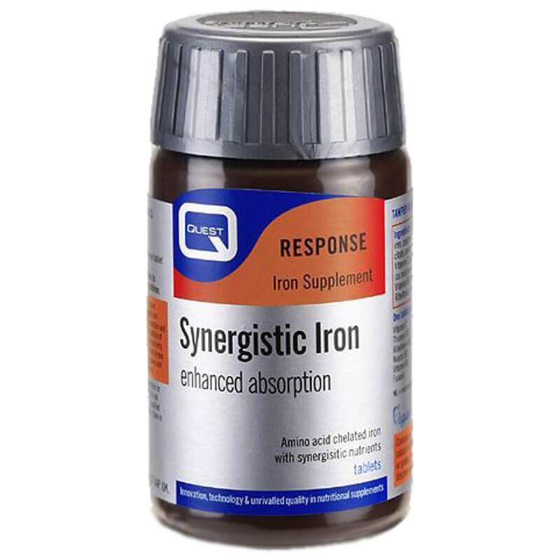 Quest Synergistic Iron Βιταμίνες, με χαλκό, μολυβδαίνιο, σύμπλεγμα βιταμινών Β και C -healthspot overespa