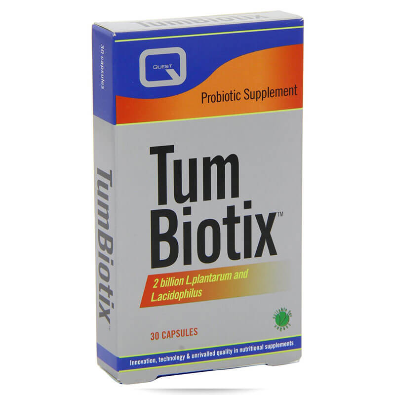 Quest Tumbiotix 30tabs Συμβάλλει στην υγεία και την ομαλή λειτουργία του εντέρου -healthspot overespa