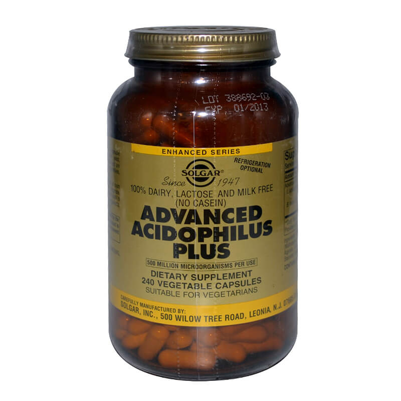 Solgar Advanced Acidophilus Συμπλήρωμα διατροφής Plus 120 caps Healthspot Overespa
