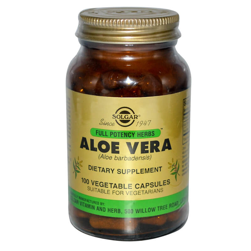 Solgar Aloe Vera Συμπλήρωμα διατροφής με αλόη Healthspot Overespa