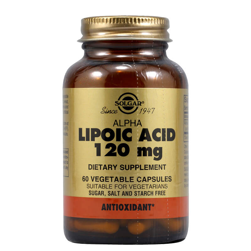 Solgar Alpha Lipoic Acid 120 Αποτοξινωτικό 120mg Veg Caps 60s Healthspot Overespa