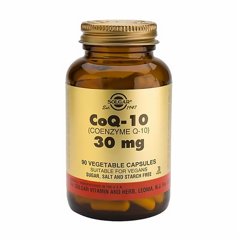 Solgar Coenzyme Q-10 30mg Ενδυνάμωση του καρδιαγγειακού Caps 90s Healthspot Overespa