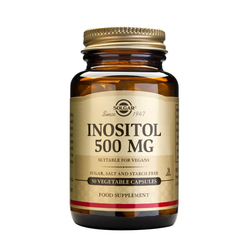 Solgar Inositol 500mg Veg Tabs Για τα μαλλιά, την χοληστερίνη και την αρτηριοσκλήρυνση Healthspot Overespa