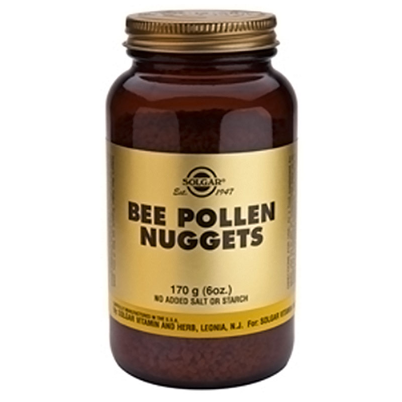 Solgar bee pollen nuggets 170gr Περιέχει βιταμίνες, ανόργανα άλατα -healthspot overespa