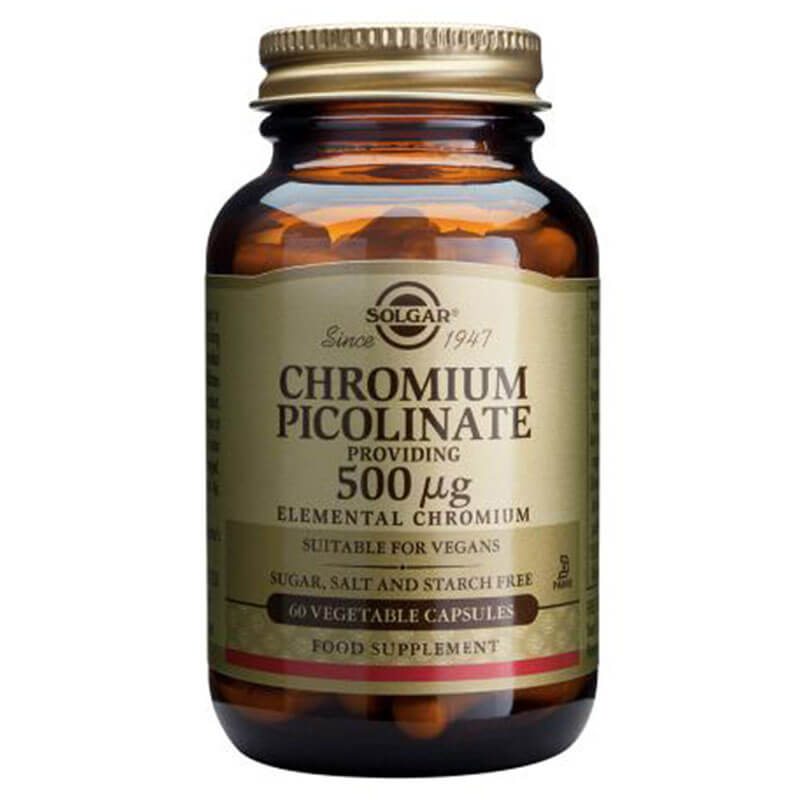 Solgar chromium picolinate 500ug veg.caps 60s -healthspot overespa