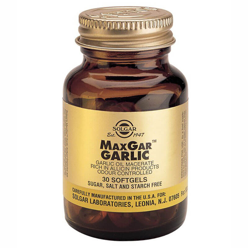 Solgar max gar garlic softgels 30s -healthspot overespa