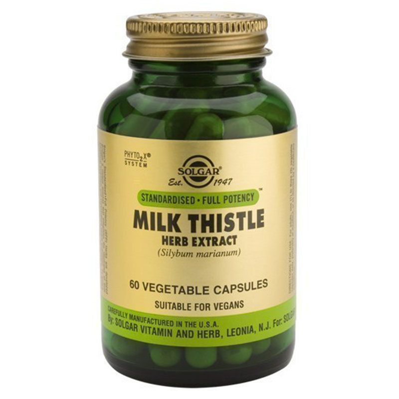 Solgar milk thistle herb 60 -healthspot overespa