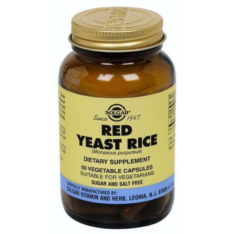 Solgar red yeast rice caps 60s -healthspot overespa