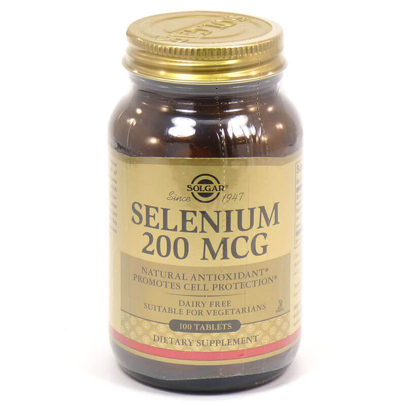 Solgar selenium 200mcg tabs 100s -healthspot overespa