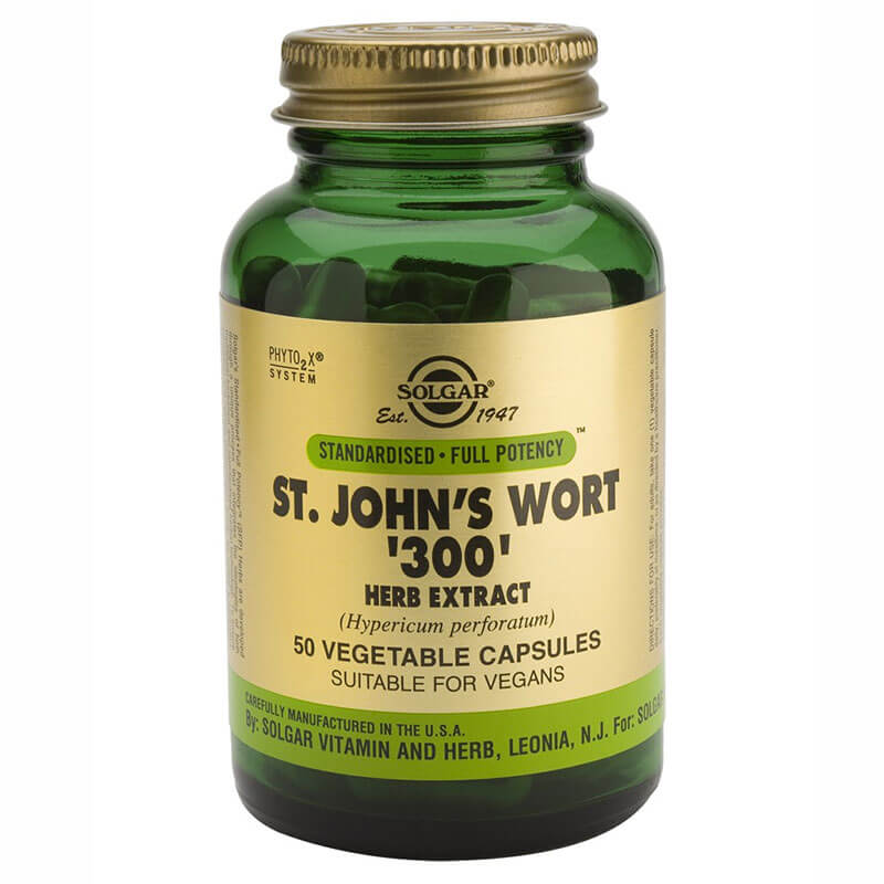 Solgar sfp st john s wort herb extract 300mg 50 - healthspot overespa