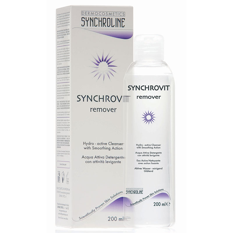 Synchroline Synchrovit Remover Ενεργό καθαριστικό με διπλή καταπραϋντική και αντιρυτιδική δράση -healthspot overespa