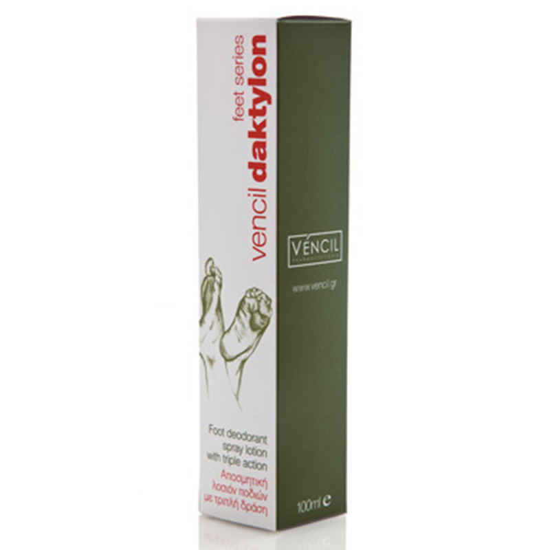 Vencil daktylon foot deodorant spray lotion 100ml -healthspot overespa