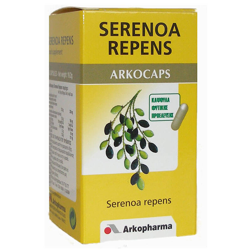 Arkopharma Arkocaps Serenoa Repens - Μείωση της διέγερσης και τον πολλαπλασιασμού των προστατικών κυττάρων Healthspot - Overespa