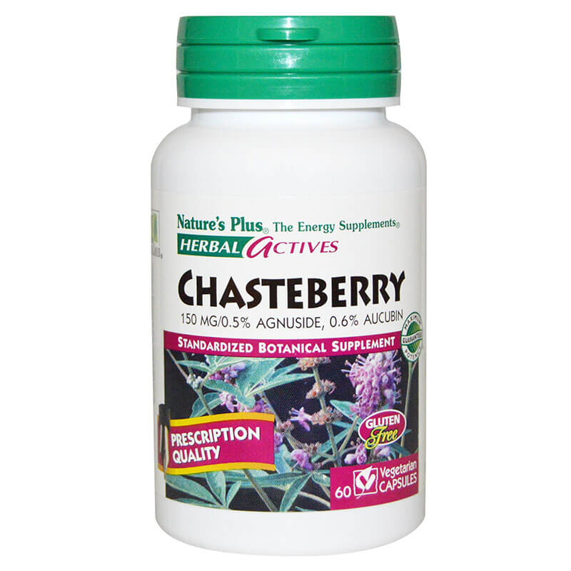 natures plus Chastberry Βελτιώνει την παραγωγή προγεστερόνης, 60Caps Healthspot Overespa