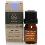 Apivita essential oil clary sage  5ml -healthspot overespa