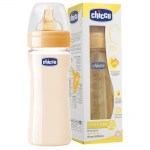 Chicco Μπιμπερό πλαστικό, Θηλή Καουτσούκ 250ml 0% BPA 250ml Healthspot Overespa