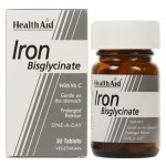 Health aid iron bisglycinate 30 tabs κάψουλες με σίδηρο για την ενίσχυση της άμυνας του οργανισμού - healthspot overespa