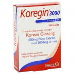 Health aid korean ginseng 600mg 30caps Κάψουλες για ενίσχυση της άμυνας του οργανισμού - healthspot overespa