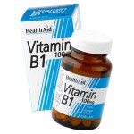 health aid Vitamin B1 100mg 90 tabs Ταμπλέτες που βοηθούν  λειτουργία της καρδιάς Healthspot Overespa