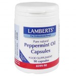 Lamberts Peppermint Oil Μέντα για χρήση ομαλής λειτουργίας του εντέρου, 50mg 90caps Healthspot Overespa