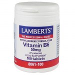 Lamberts Vitamin B6 Βιταμίνες για γυναίκες, 50 Mg Healthspot Overespa