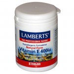 Lamberts Vitamin E 400iu Natural Form Φυσικής προέλευσης από φυτικά έλαια Healthspot Overespa