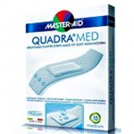 Master aid Quadra 10 super strips Διαφανής, αδιάβροχος αυτοκόλλητος μικροεπίδεσμος -healthspot overespa