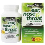 Nature`s plus ear nose & throat lozenges 60 -healthspot overespa