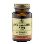 Solgar Beta Carotene 7 Mg 180 Αντιοξειδωτικό Softgels 180s Healthspot Overespa