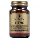 Solgar Niacin 100mg Tabs 100s Για την χοληστερίνη, τα τριγλυκερίδια και το νευρικό σύστημα. 100mg Tabs 100s Healthspot Overespa