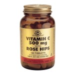 Solgar Rose Hips C 500mg Tabs 100s Βιταμίνη C με καρπούς αγριοτριανταφυλλιάς Healthspot Overespa