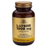 Solgar l-lysine 1000mg 50s -healthspot overespa