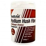 Health Aid Psyllium Husk Fibre 300gr Συμπλήρωμα για τη σωστή εντερική λειτουργία Healthspot Overespa